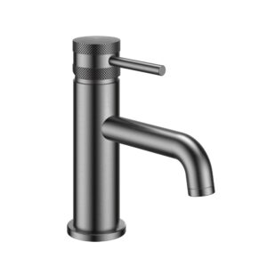 Elijah Form Gunmetal Basin Mixer