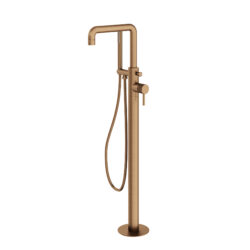 Brushed Bronze Freestanding Bath Tap