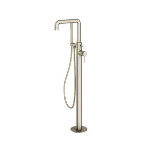 Brushed Nickel Freestanding Bath Tap