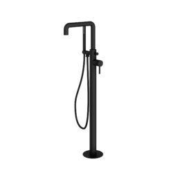 Matt Black Freestanding Bath Tap