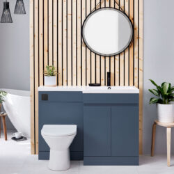 Blue 1100mm Combination Vanity Unit