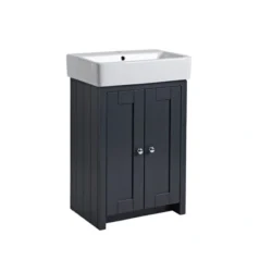 Tavistock Lansdown 575mm Floorstanding Vanity Unit - Matt Dark Grey