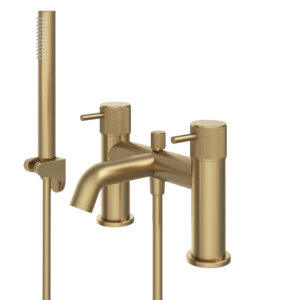 AquaSan Pro Brushed Brass Bath/Shower Mixer