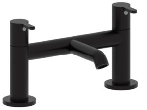 Roca Carelia Matt Black Bath Filler Tap