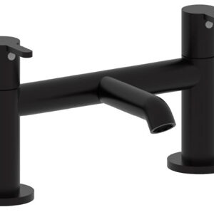 Roca Carelia Matt Black Bath Filler Tap