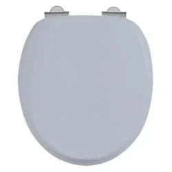 Burlington Grey Wood Soft Close Toilet Seat - S46