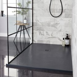 Kartell Natural Stone Effect Graphite 1400x700mm Shower Tray