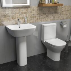 Kartell Project Round Close Coupled WC with Cistern & Soft Close Seat