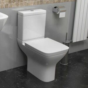 Kartell Project Square Close Coupled WC with Cistern & Soft Close Seat