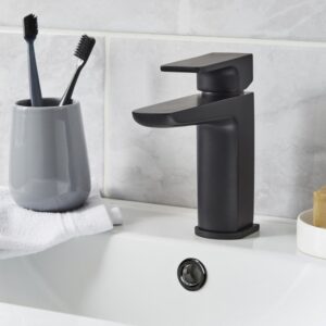 Kartell Kolt Matt Black Basin mixer