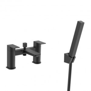 Kartell Kolt Matt Black Bath/Shower Mixer